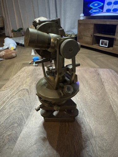 Brass theodolite 5 - brass, 8.5"