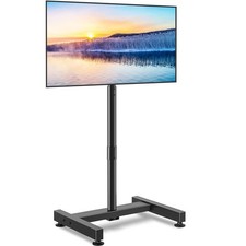 Supporto TV da Pavimento per 13-50 Pollici LCD LED Pannello Piatto/Curvo Schermo TV fino a 44 L...