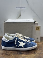 Golden Goose Superstar Suede Blu  Luxury Sneaker Uomo 41