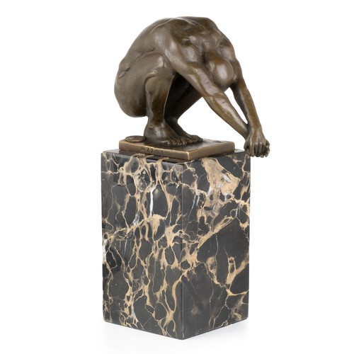 Statua bronzo moritz nudo - moritz,