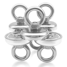 NEODIMIO MAGNETE A GANCIO 10 KG. CALAMITA CALAMITE GANCIO MAGNETICO NdFeB 