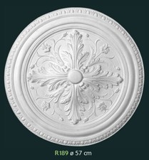 Rosone gesso bianco per - bianco,