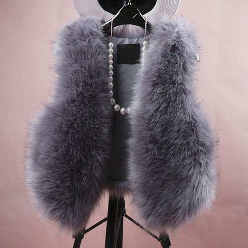 Gilet corto donna - , pelliccia