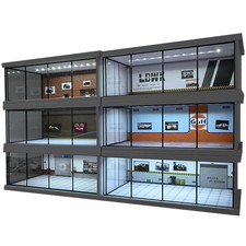 DE 1/43 diorama parcheggio