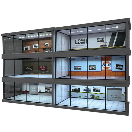 Diorama parcheggio - de,