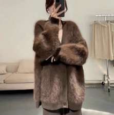 Cardigan donna visone cashmere