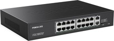 16 Port PoE+Switch w/2 Gigabit