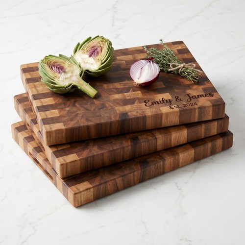 Tagliere noce personalizzato - noce,