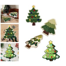 Tappeto Natalizio per Decorazioni, Tappetino Da Bagno Antiscivolo