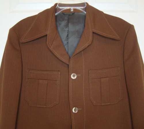 Cappotto tuta 42l marrone - cappotto,