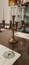 Candelabro in ottone pesante fine '800 primi '900