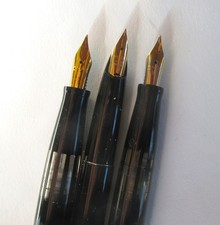 tre stilofori, uno Pilot e due