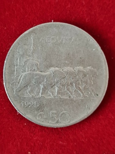 Regno italia 50 centesimi - italia,
