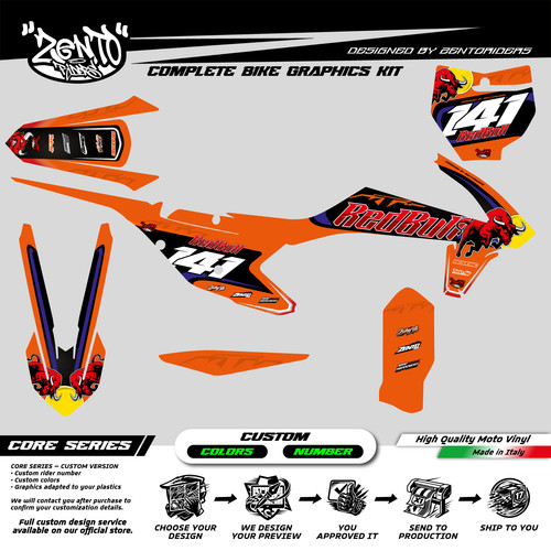 Kit adesivi grafiche ktm - adesivi,