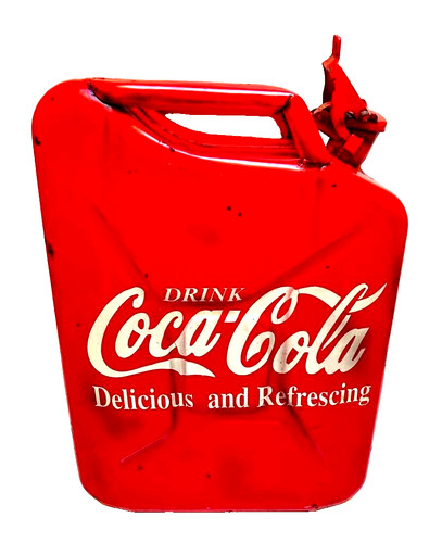 Coca cola tanica metallo - coca,