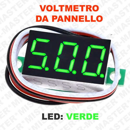 Voltmetro digitale pannello - digitale, da