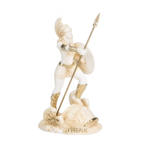 Statua atena con gufo medusa - statua,