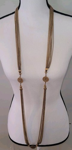 Collana vintage con monete