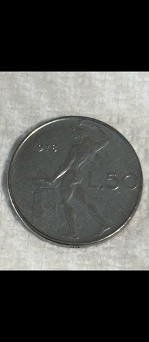Moneta lire del 1978 rara - 50, 1978.rara