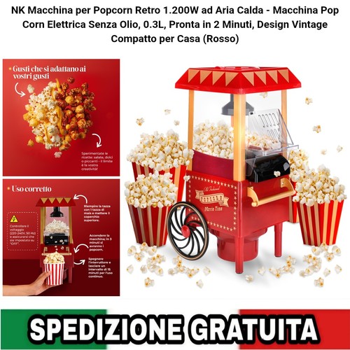 Macchinetta per popcorn - macchinetta,