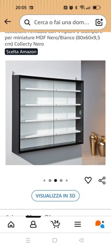 Vetrina espositore modellismo - vetrina,