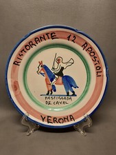 RISTORANTE 12 APOSTOLI VERONA Pastissada de caval 1979 Piatto del buon ricordo