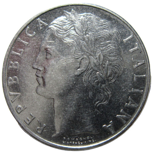 Italy 100 lire 1959 - italy,, lire,
