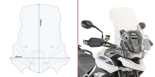 Givi d6415st parabrezza - d6415st,