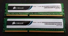 DDR3 1333 8GB KIT (4GBX2) CORSAIR CMV4GX3M1A1333C9 CL9 PC3-10600U RAM PC DESKTOP