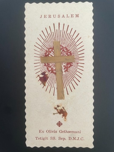 Carta sacra reliquia santino - carta,