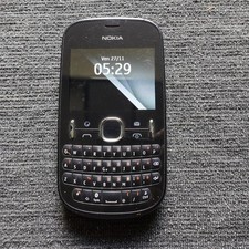 Smartphone Nokia Asha 201 QWERTY 2.4" 2MP + Caricabatterie vintage