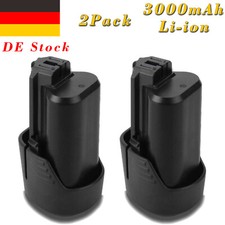 2x Batteria per Bosch 10,8V 12V Li-ion Professional GBA GSR GSA BAT412 BAT413 BAT411