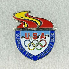 Spilla bavero smaltata USA