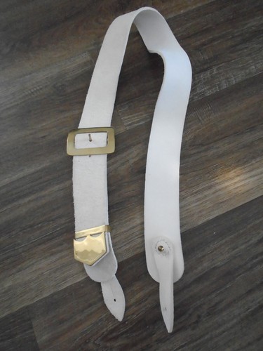 White leather nubuck - leather, cross