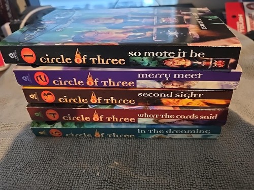 Circle three books 5 lot - circle,