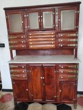 Credenza modernariato vintage mobile da dentista in Legno anni '20/'40