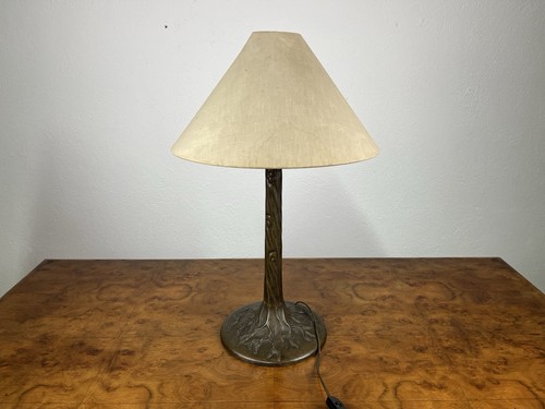 Lampada tavolo bronzo - , tessuto