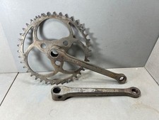 Guarnitura biciclette epoca TOURING Bianchi, 1939 40 denti e pedivella sx 1938