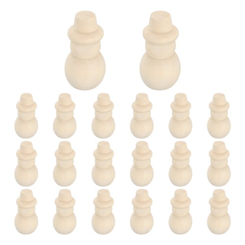 Pieces wood snowman - 20,
