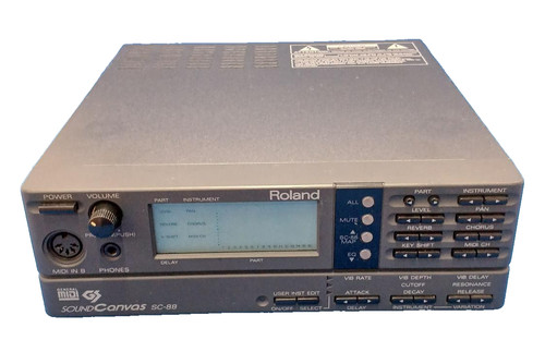 Roland sound canvas midi - canvas, sc-88
