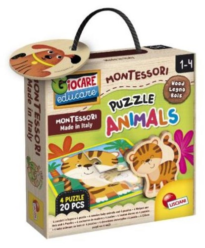 Montessori wood puzzle animals - puzzle,