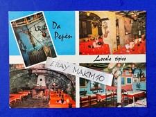 ? CARTOLINA LEIVI RISTORANTE PEPEN LOCALE TIPICO PRANZO CUCINA LIGURE GENOVA ?