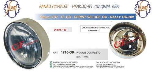 Fanale faro anteriore - fanale,