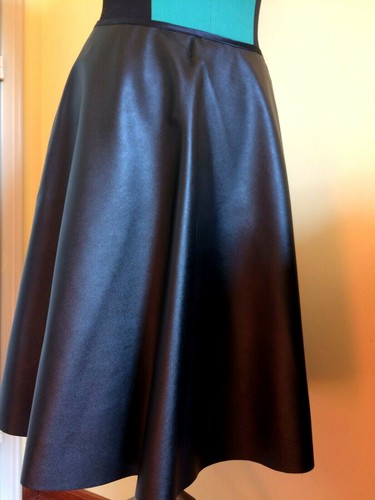 Gonna eco pelle sartoriale - gonna,