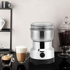 MACCHINA MACINA CAFFE' MACINAZIONE SPEZIE ELETTRICO ACCIAIO INOX CUCINA MOKA