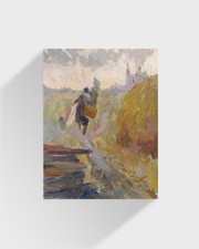 Dipinto olio Attraverso il