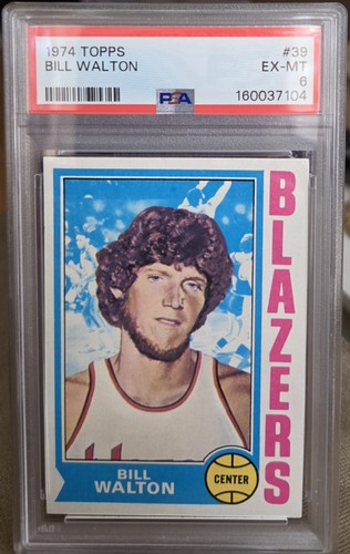1974 topps bill walton 39 - topps,