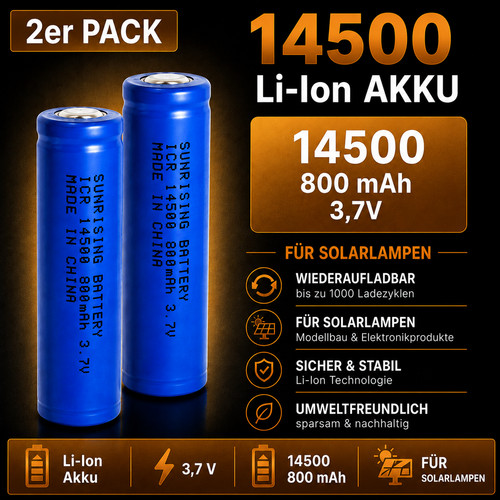 Icr 14500 v - 800, mah