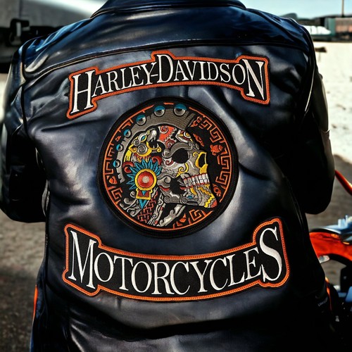 Harley davidson rocker patch - harley,