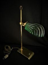 Lampada ottone scrivania anni '70--'80, H54 Cm.